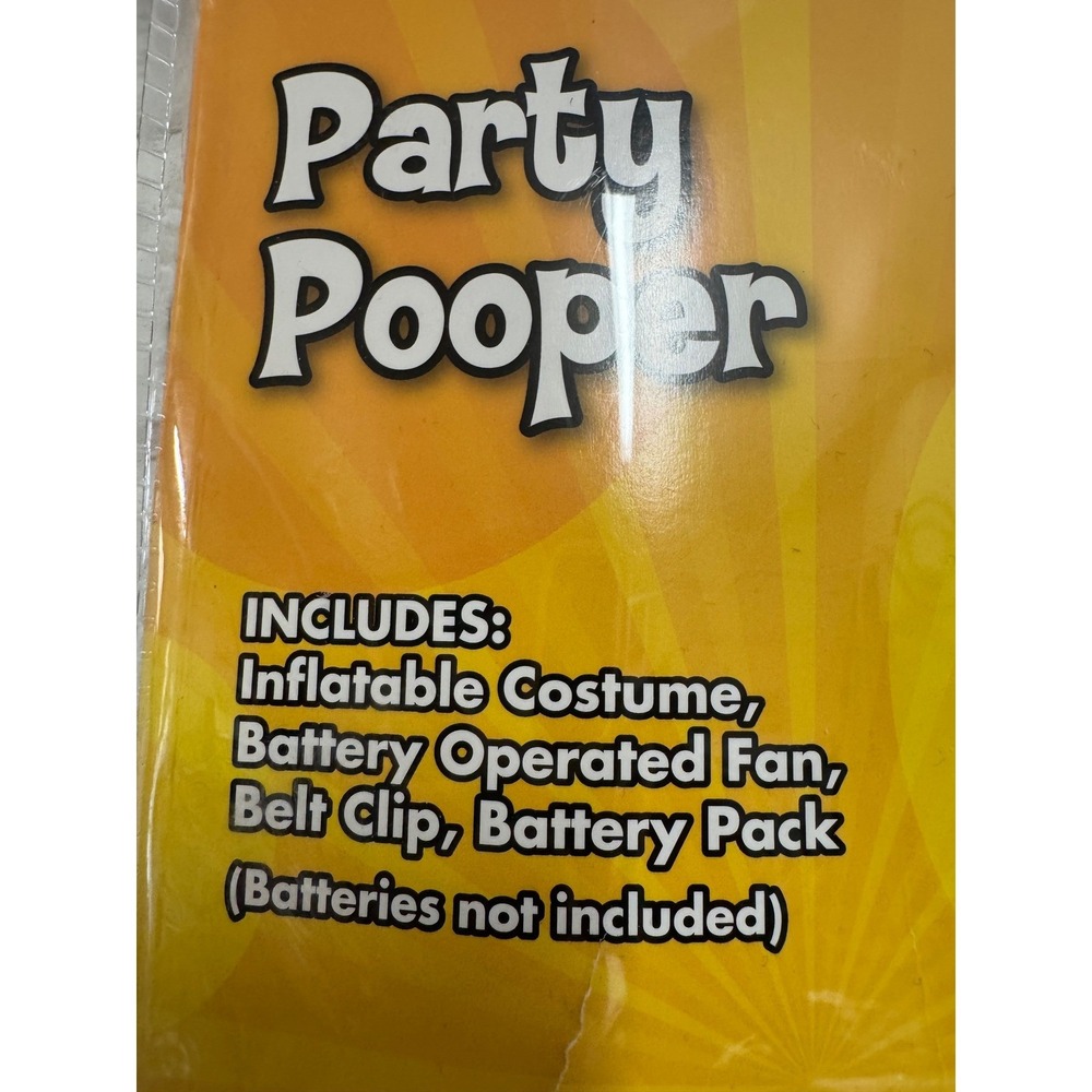 Spirit Halloween Party Pooper Inflatable Costume Adult One Size Funny Toilet - Picture 2 of 3